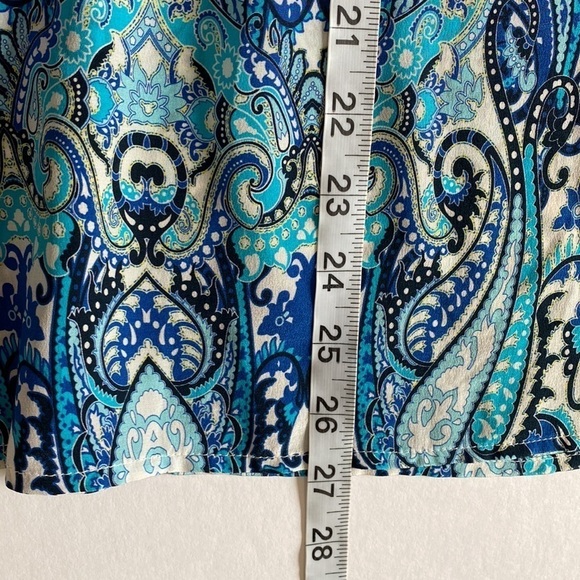 Doncaster Too Silk Paisley Print business casual - Picture 11 of 12